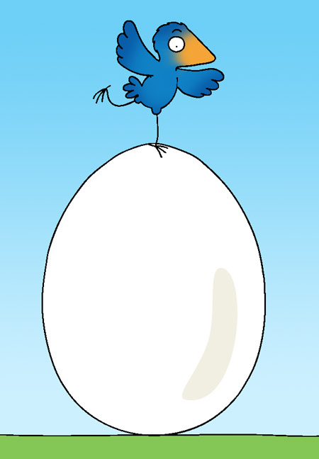 Bird and Columbus' egg